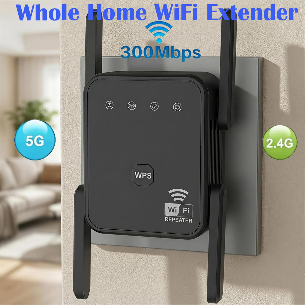 Home Improvement And Hardware - 2026 New WiFi Repeater 300Mbps 2.4GHz