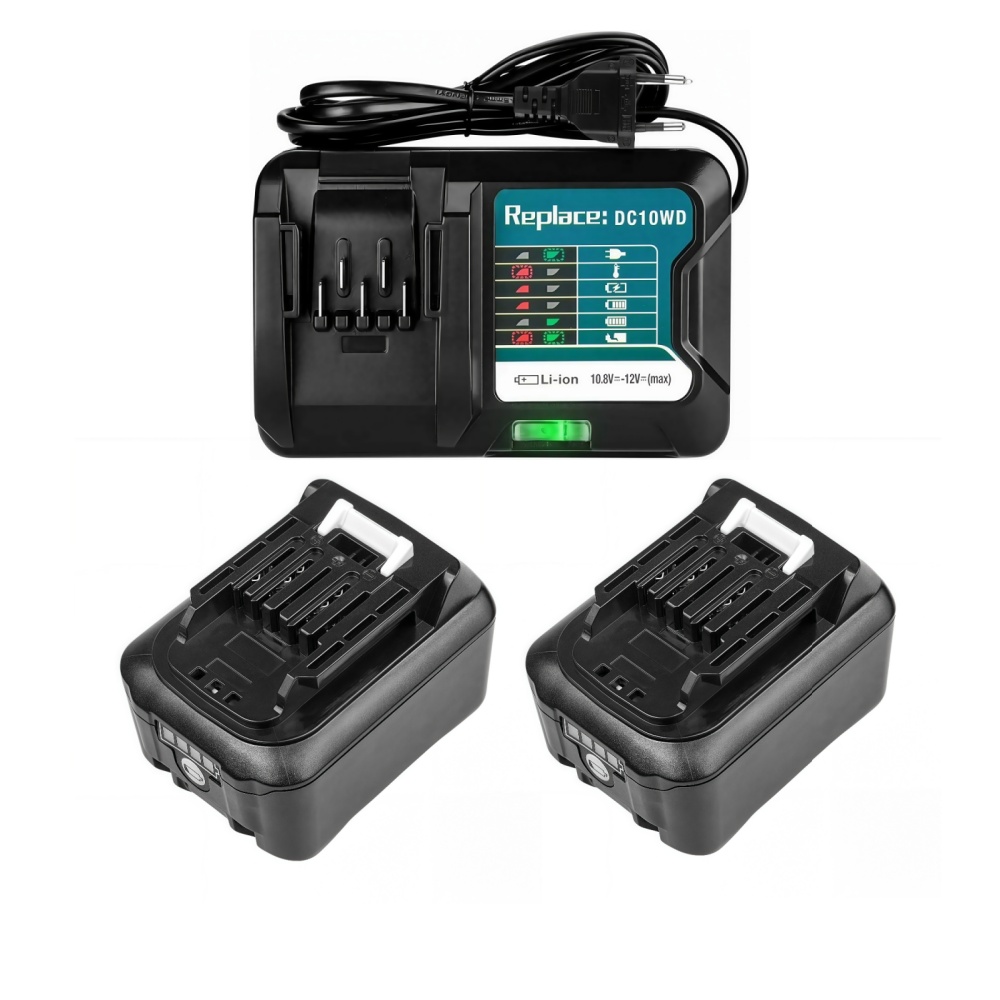 Makita Drill Hp1640 - 10.8V 12V 6A Rechargeable Replace Li-Ion
