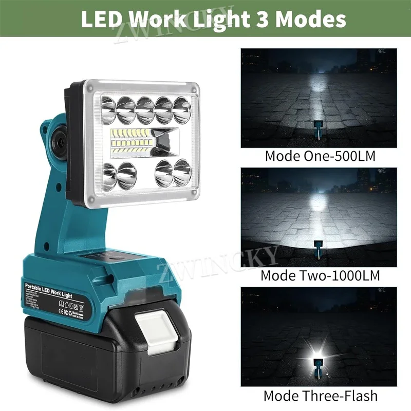 Cordless Work Light LED Flashl - đánh giá và giá Black+Decker Tool Cordless