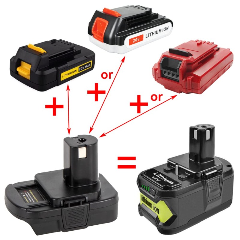 ALASICKA Battery Adapter BPS18 - đánh giá và giá Black+Decker Tool Cordless