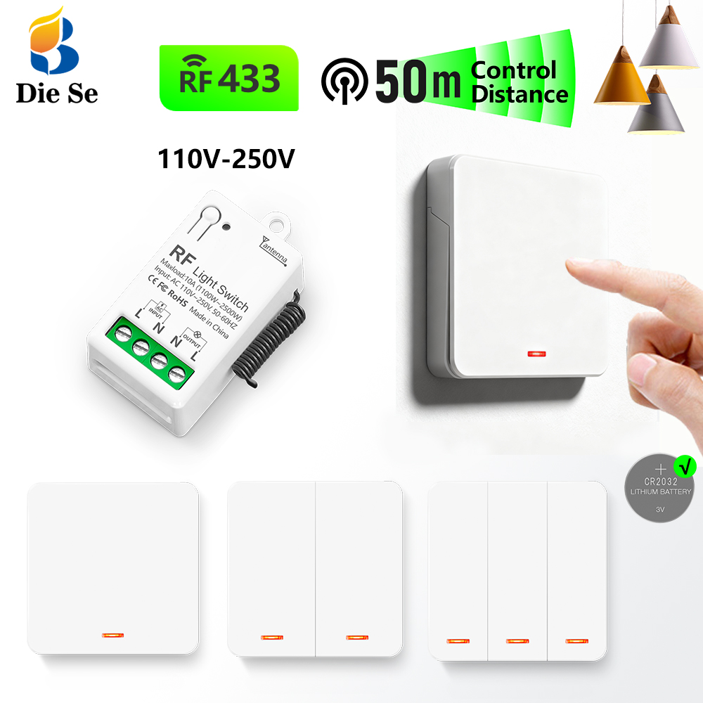 433MHz Wireless AC Light Switc - đánh giá và giá Home Improvement Expo