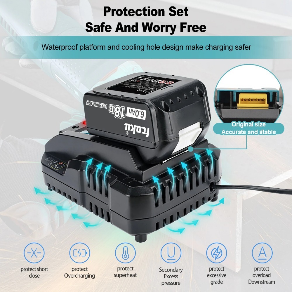 DC18RC Li-ion Battery 3A Charg - đánh giá và giá Makita Drill Hp1640