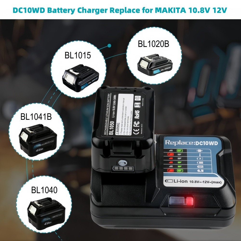 10.8V 12V 6A Rechargeable Repl - đánh giá và giá Makita Drill Hp1640