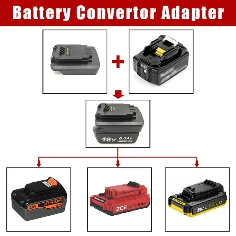 MT18BPS Adapter for Makita 18V - đánh giá và giá Black+Decker Tool Cordless